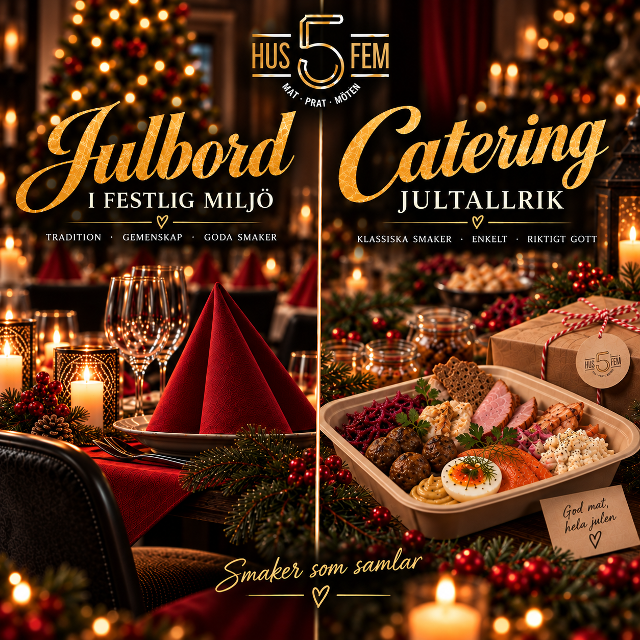 SoMe julbord-jultallrik 2026